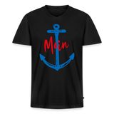 Moin Männer Bio T-Shirt - Schwarz