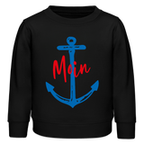 Moin Kinder Bio Sweatshirt - Schwarz