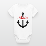 Moin Baby Bio-Langarm-Body - Weiß