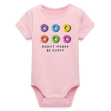 Donut Worry Be Happy Baby Bio-Body - Hellrosa
