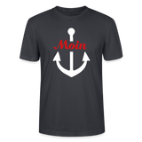 Moin Männer Bio T-Shirt - Dunkles Graublau