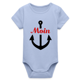 Moin Baby Bio-Langarm-Body - Sky