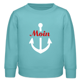 Moin Kinder Bio Sweatshirt - Pastelltürkis