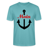 Moin Männer Bio T-Shirt - Pastelltürkis