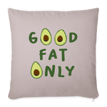 Good Fat Only Avocado Sofakissen mit Füllung 44 x 44 cm - helles Taupe