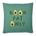 Good Fat Only Avocado Sofakissen mit Füllung 44 x 44 cm - Tanngrün