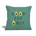 Good Fat Only Avocado Sofakissen mit Füllung 44 x 44 cm - Tanngrün