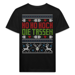 Weihnachten Kinder Bio-T-Shirt - Schwarz