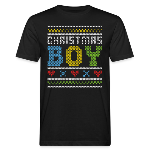 Weihnachten Männer Bio-T-Shirt - Schwarz