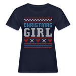 Weihnachten Frauen Bio-T-Shirt - Navy