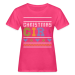 Weihnachten Frauen Bio-T-Shirt - Neon Pink