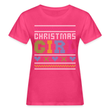 Weihnachten Frauen Bio-T-Shirt - Neon Pink