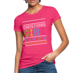 Weihnachten Frauen Bio-T-Shirt - Neon Pink