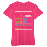 Weihnachten Frauen Bio-T-Shirt - Neon Pink