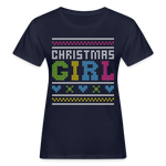 Weihnachten Frauen Bio-T-Shirt - Navy