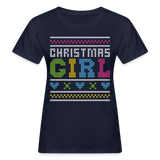 Weihnachten Frauen Bio-T-Shirt - Navy