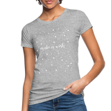 Weihnachten Frauen Bio-T-Shirt - Grau meliert