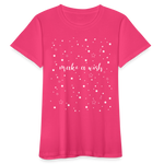 Weihnachten Frauen Bio-T-Shirt - Neon Pink