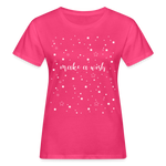 Weihnachten Frauen Bio-T-Shirt - Neon Pink