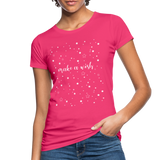 Weihnachten Frauen Bio-T-Shirt - Neon Pink