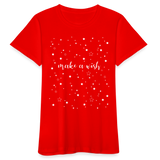 Weihnachten Frauen Bio-T-Shirt - Rot