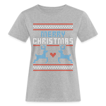 Weihnachten Frauen Bio-T-Shirt - Grau meliert
