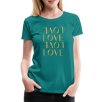 Love Valentinstag Frauen Premium T-Shirt - Divablau