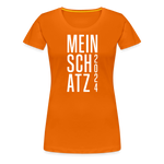 Mein Schatz Frauen Premium T-Shirt - Orange