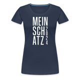 Mein Schatz Frauen Premium T-Shirt - Navy