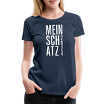 Mein Schatz Frauen Premium T-Shirt - Navy