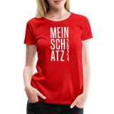 Mein Schatz Frauen Premium T-Shirt - Rot