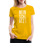 Mein Schatz Frauen Premium T-Shirt - Sonnengelb
