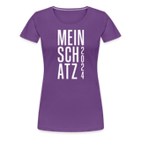 Mein Schatz Frauen Premium T-Shirt - Lila