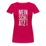 Mein Schatz Frauen Premium T-Shirt - dunkles Pink