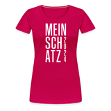 Mein Schatz Frauen Premium T-Shirt - dunkles Pink