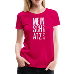 Mein Schatz Frauen Premium T-Shirt - dunkles Pink