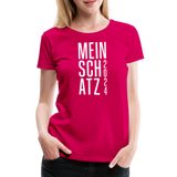 Mein Schatz Frauen Premium T-Shirt - dunkles Pink