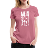 Mein Schatz Frauen Premium T-Shirt - Malve