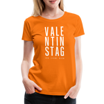 Valentinstag Frauen Premium T-Shirt - Orange