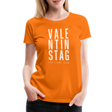 Valentinstag Frauen Premium T-Shirt - Orange