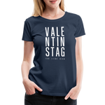 Valentinstag Frauen Premium T-Shirt - Navy