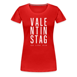 Valentinstag Frauen Premium T-Shirt - Rot