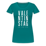 Valentinstag Frauen Premium T-Shirt - Divablau