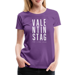 Valentinstag Frauen Premium T-Shirt - Lila