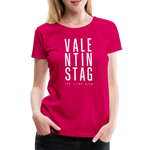 Valentinstag Frauen Premium T-Shirt - dunkles Pink