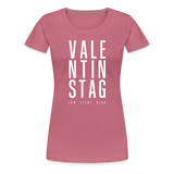 Valentinstag Frauen Premium T-Shirt - Malve