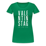 Valentinstag Frauen Premium T-Shirt - Kelly Green