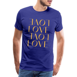 Love Männer Premium T-Shirt - Königsblau