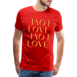 Love Männer Premium T-Shirt - Rot