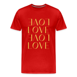 Love Männer Premium T-Shirt - Rot